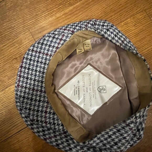 Scotts Of London Tweed Cashmere Hat - Picture 2 of 4